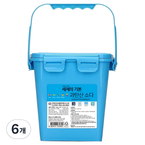 세제의기본 과탄산 소다, 2kg, 6개