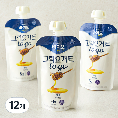 매일바이오 그릭 요거트 허니, 120g, 3개입, 4개