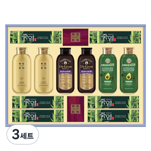 LG생활건강 생활의 품격 38P호 선물세트 + 쇼핑백, 3세트