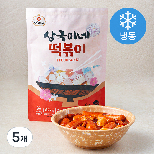 상국이네 떡볶이 (냉동), 627g, 5개