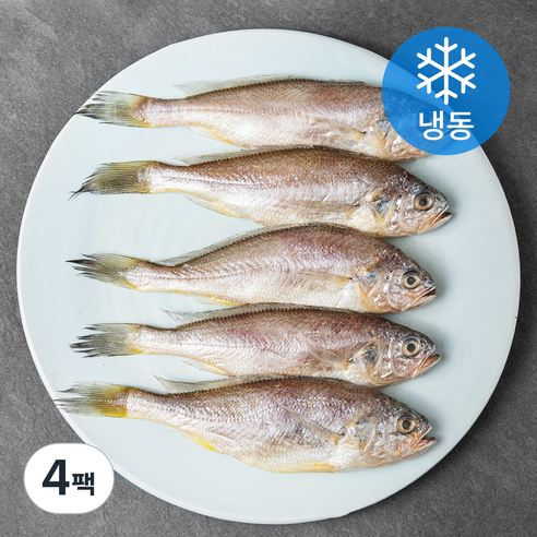 아라장 반건조 참조기 (냉동), 4팩, 420g(5마리)
