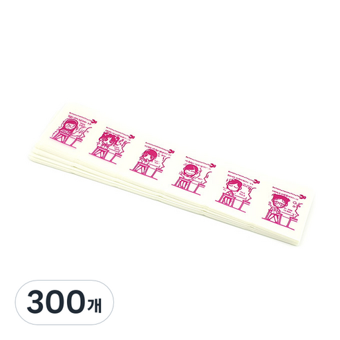 메디페이퍼 디자인 약포지 6포, 열공여학생(분홍), 300개