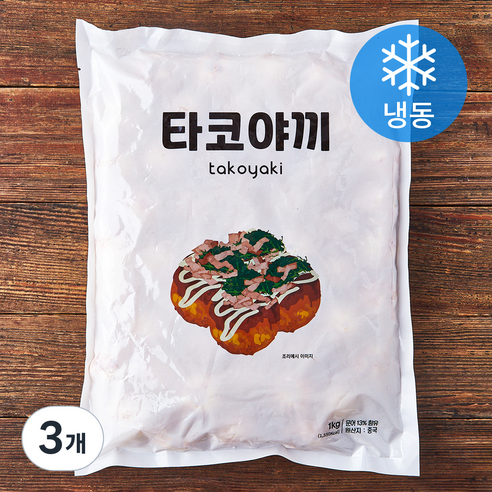 이안 타코야끼 (냉동), 1kg, 3개