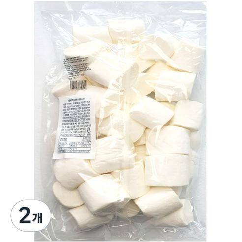 기가 바비큐 마시멜로 화이트, 750g, 2개