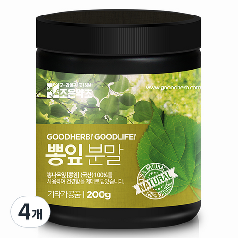 조은약초 뽕잎가루, 200g, 4개