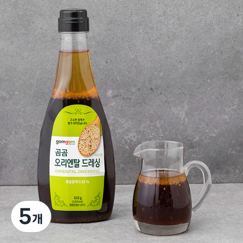 곰곰 오리엔탈 드레싱, 610g, 5개