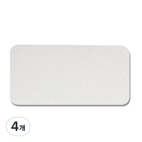 규조토 트레이 코스터 A 8 x 16 cm, A.규조토 코스터 8x16cm, 4개