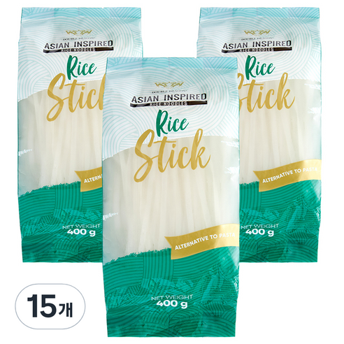 더블드래곤 라이스 누들 쌀국수면 1mm, 400g, 15개