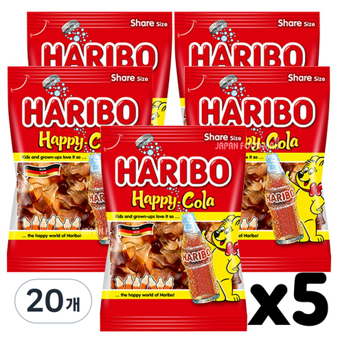 하리보 해피 콜라, 200g, 20개