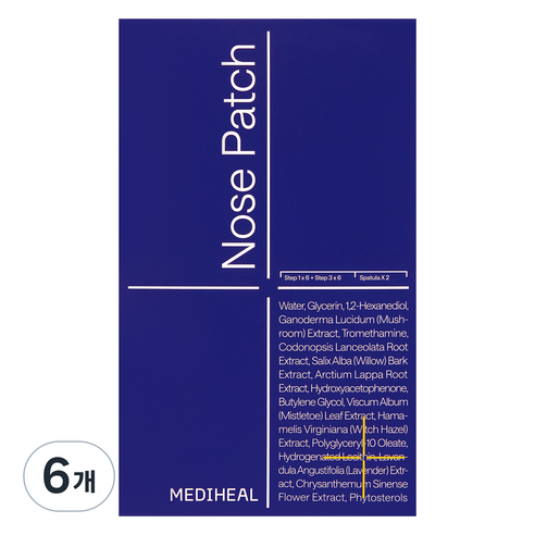 메디힐 블랙헤드 멜팅 클리어 코팩, 6개입, 6개