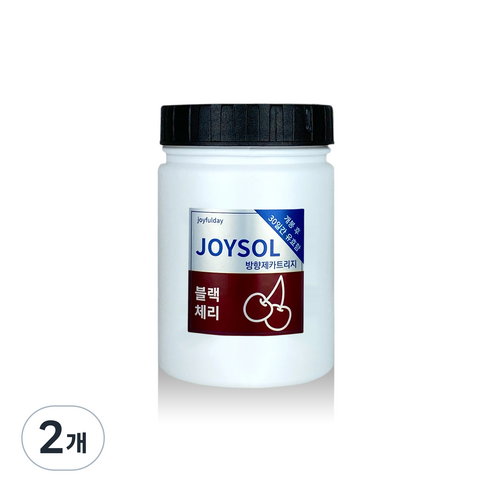 기분좋은날 냄새제거제 카트리지 블랙체리 소, 2개, 180g