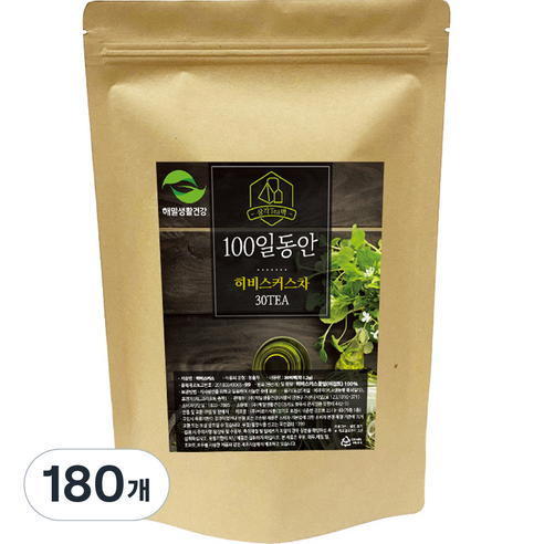 해밀생활건강 100일동안 히비스커스차, 1.2g, 30개입, 6개
