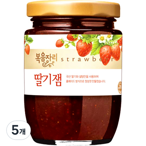 복음자리 딸기잼, 230g, 5개