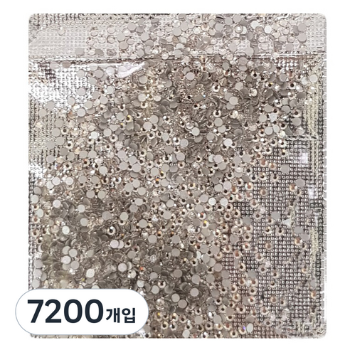 브라운네일 메이브라운 대용량 네일스톤 SS5호, 크리스탈(실버), 7200개입