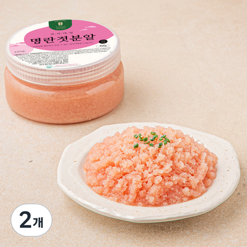 참푸드 명란분알젓, 400g, 2개