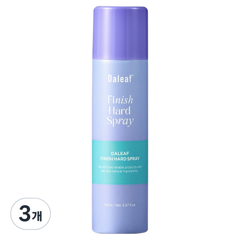 달리프 글램 피니쉬 하드 헤어 스프레이, 150ml, 3개