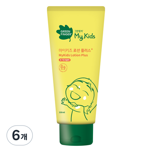 그린핑거 마이키즈 로션 플러스, 330ml, 6개