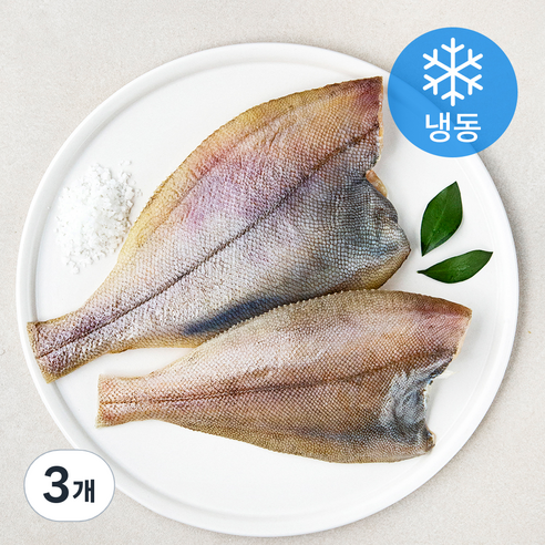 아라찬 국산 손질 가자미 (냉동), 500g, 3개