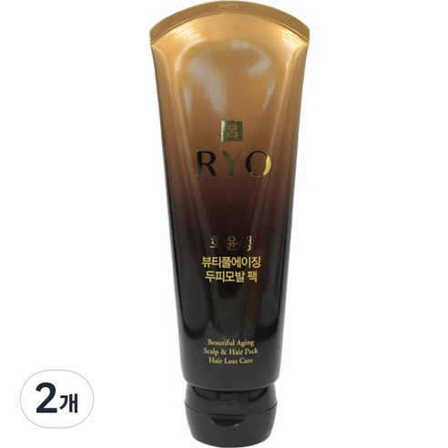 려 화윤생 뷰티풀에이징 두피 모발팩, 230ml, 2개