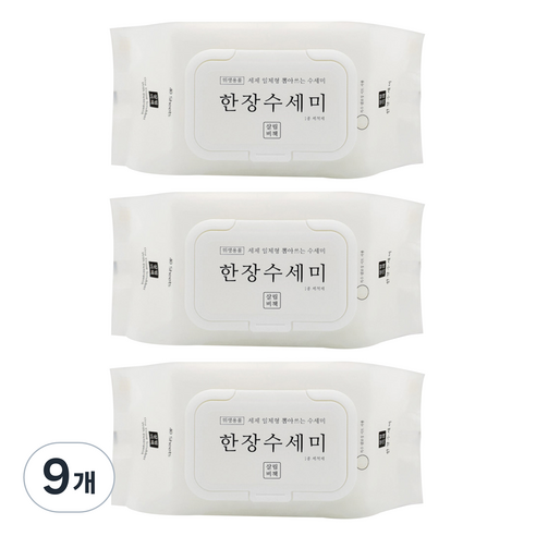 살림비책 일회용 뽑아쓰는 세제일체형 한장수세미 40p, 9개