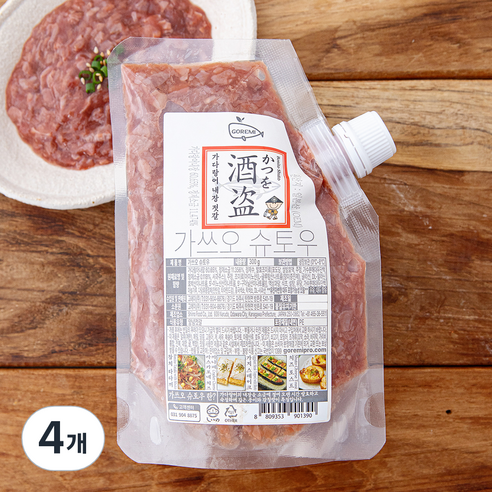 고래미 가쓰오 슈토우, 4개, 300g