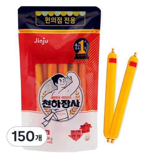 진주햄 천하장사 오리지날 소시지, 28g, 150개