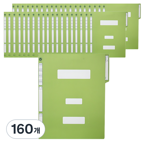 빅드림 정부화일 A4, 연두, 160개