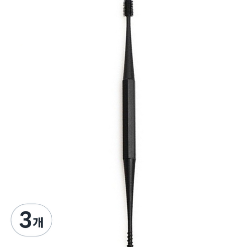 봄봄리빙 실리콘 듀얼팁 귀청소 귀이개 블랙, 1개입, 3개