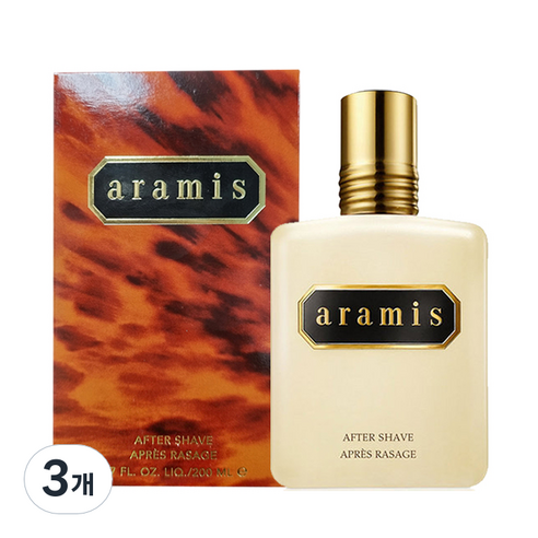 아라미스 남성용 애프터 쉐이브 스킨, 200ml, 3개