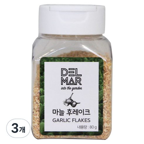 딜리셔스마켓 마늘 후레이크, 80g, 3개