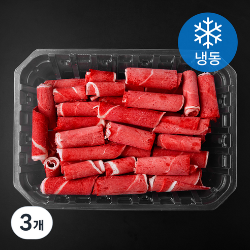 푸드랩플러스 호주산 양지 샤브샤브용 (냉동), 3개, 800g