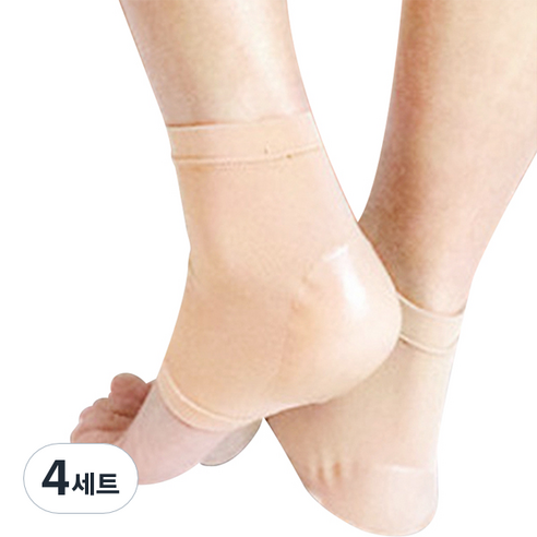컬라피 발뒷꿈치 보호 패드 스킨, 4개