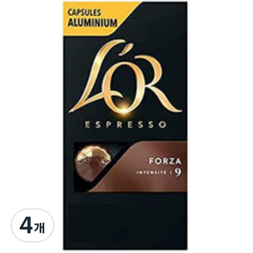 로르 네스프레소 포르자 캡슐커피, 5.2g, 4개
