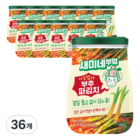 새미네부엌 부추 파김치 양념, 120g, 36개