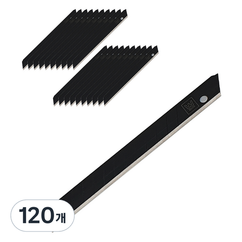 화신 커터날 60도 블랙 SK2H, 120개