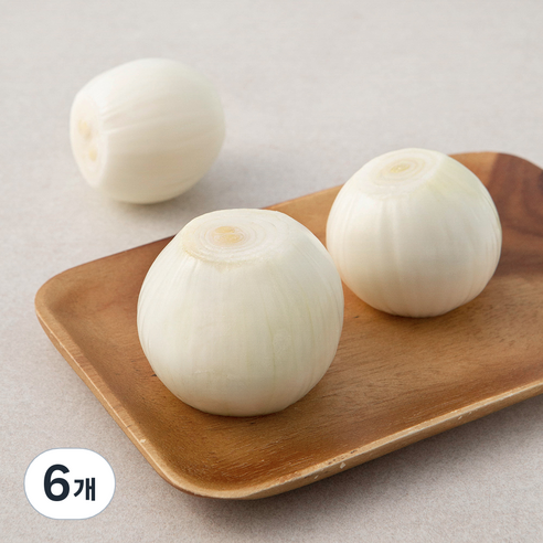국내산 친환경 깐양파, 500g, 6개