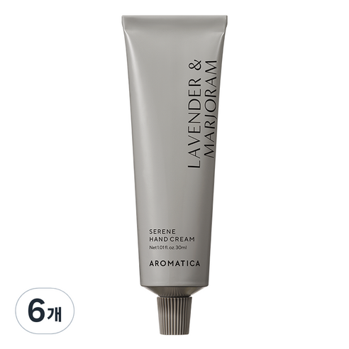 아로마티카 서렌 핸드크림 라벤더 앤 마조람, 30ml, 6개