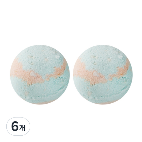 비즐리 버블 배쓰밤 자스민허브, 140g, 6개