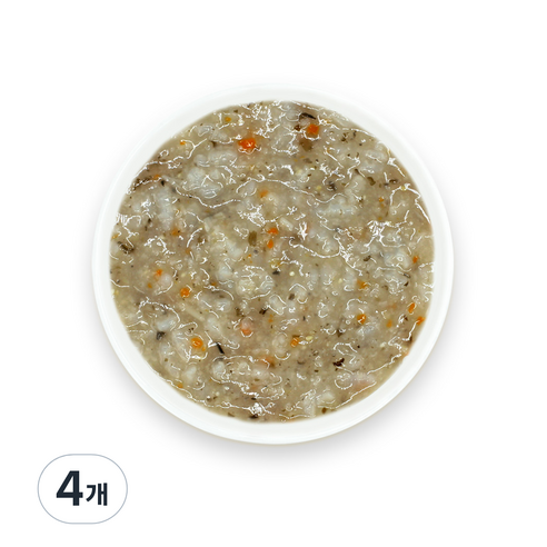 짱죽 유아용 실온 이유식 중기 죽 2, 모듬버섯죽, 160g, 4개