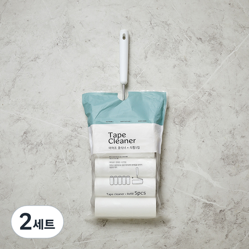 모던하우스 사선컷팅 테이프 클리너 일반 핸들 + 리필 5p, 2세트
