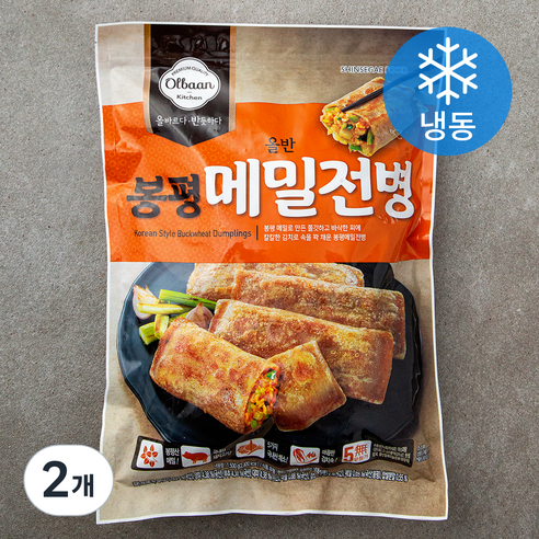 올반 봉평 메밀전병 (냉동), 1.5kg, 2개