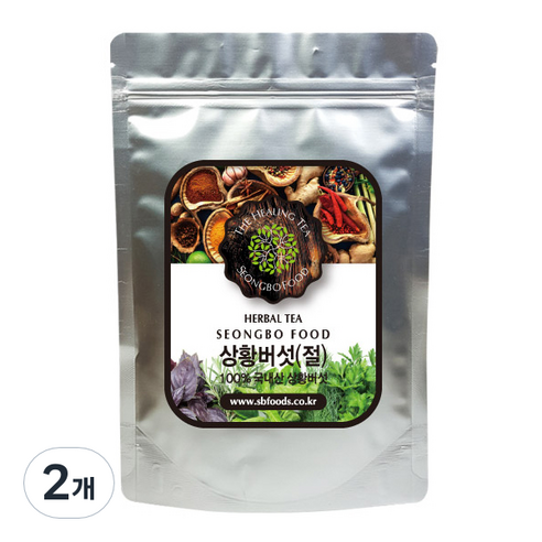 성보식품 국내산 상황버섯 절, 50g, 2개