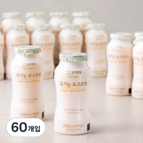상하목장 마시는 유기농 요구르트, 100ml, 15개입, 4개
