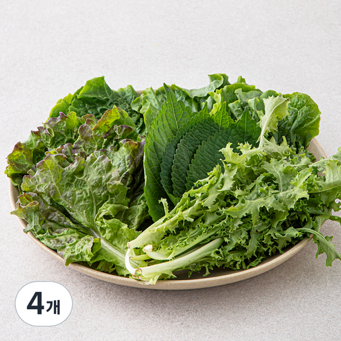 한 끼 모둠쌈, 100g, 4개