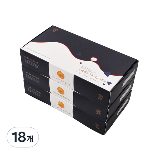 우리쌀로 구운 흑임자전병 16g x 8p, 128g, 18개