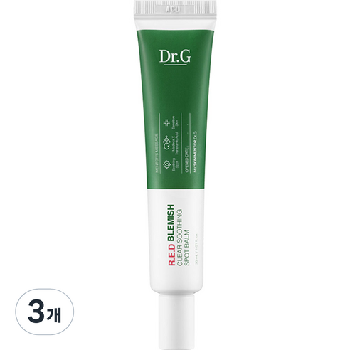 닥터지 레드 블레미쉬 클리어 수딩 밤, 30ml, 3개