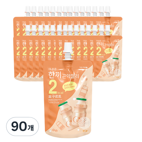 더존건강 한끼 곤약 젤리 요구르트 알뜰포장, 150ml, 90개