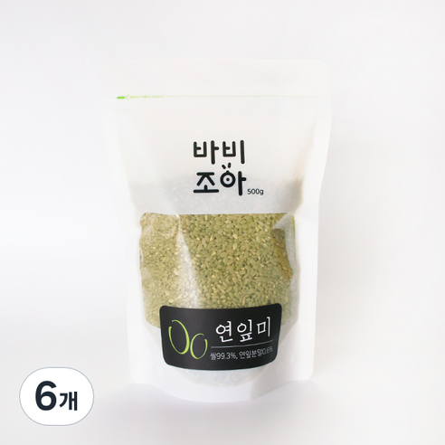 바비조아 연잎미, 500g, 6개