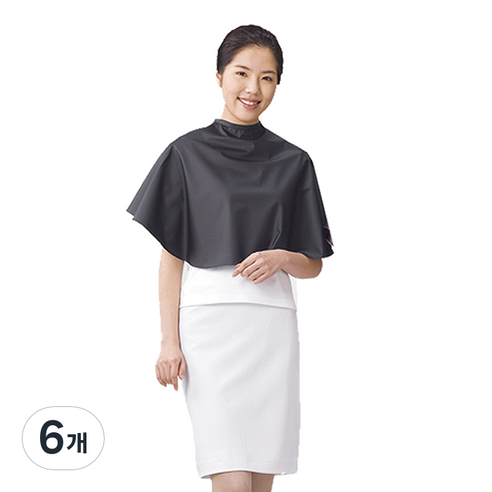 살롱 파마보 (소), 6개, 블랙 LN430