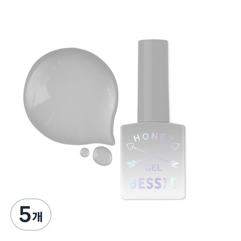 BESSIE 허니젤 2 보석이야기 GemStone Story 컬러 젤, MH07 문스톤, 11ml, 5개